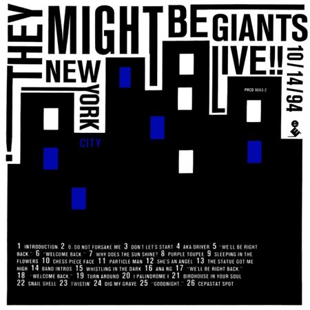 They Might Be Giants - Live!! New York City 10/14/94 - Zortam Music
