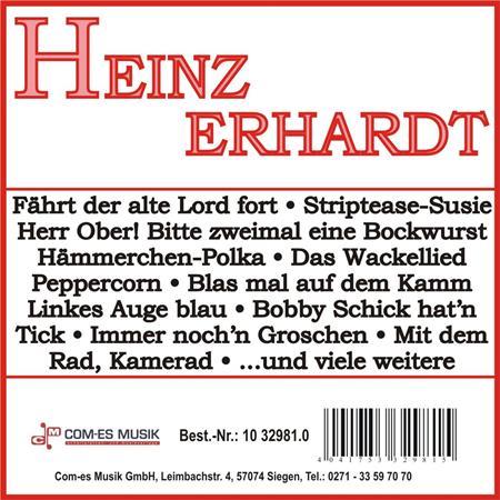 Heinz Erhardt - Heinz Erhardt - Zortam Music
