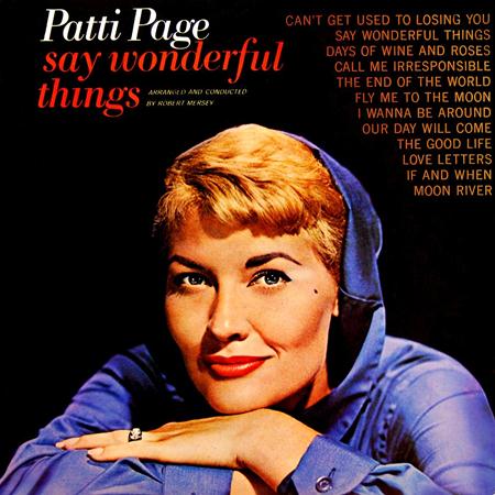 Patti Page - Say Wonderful Things - Zortam Music