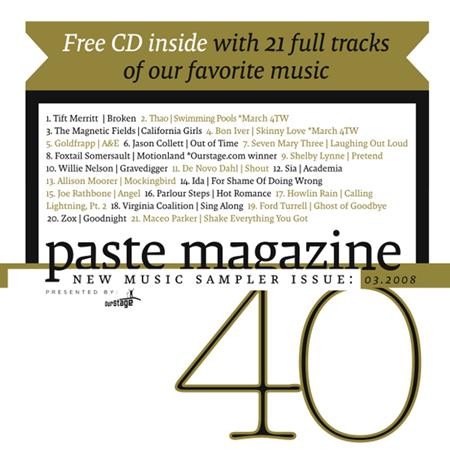 Bon Iver - Paste Magazine Sampler 40 - Zortam Music