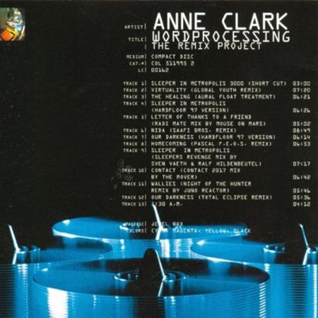 Anne Clark - Wallies [Night of the Hunter Remix by Juno Reactor] Lyrics - Zortam Music