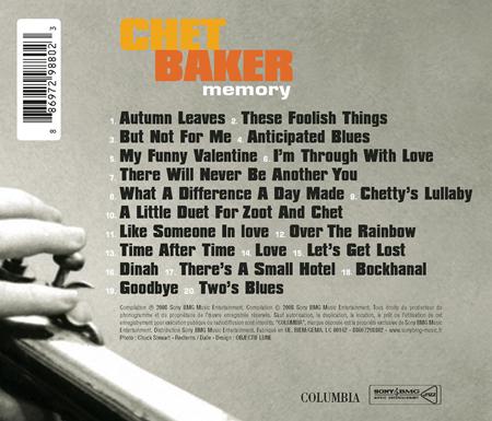 Chet Baker - Baker Memory - Zortam Music
