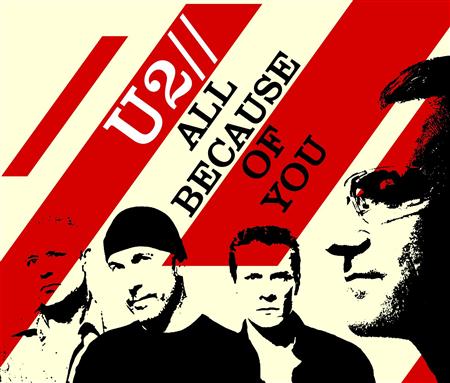 U2 - All Because Of You (Mexican Promo CD) [U2PRO 4] - Zortam Music