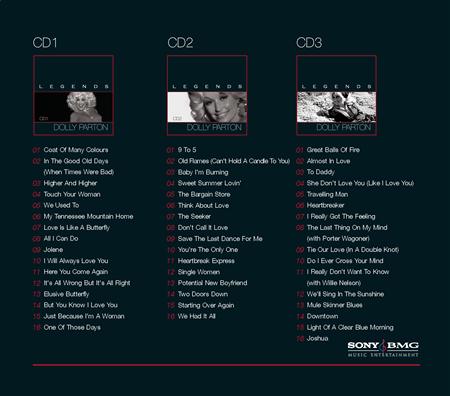 DOLLY PARTON - Legendary Dolly Parton [disc 2] - Zortam Music