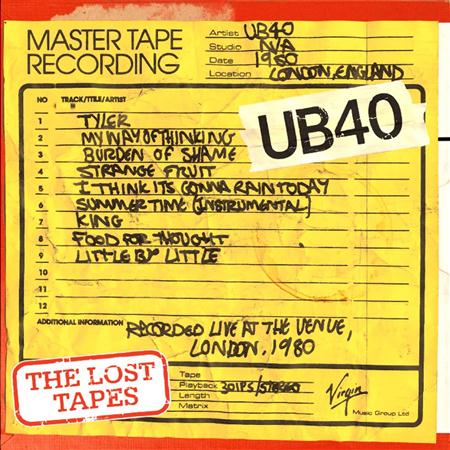 Ub40 - The Lost Tapes Live At The Venue 1980 - Zortam Music Ub40 - The Lost Tapes Live At The Venue 1980 - Zortam Music