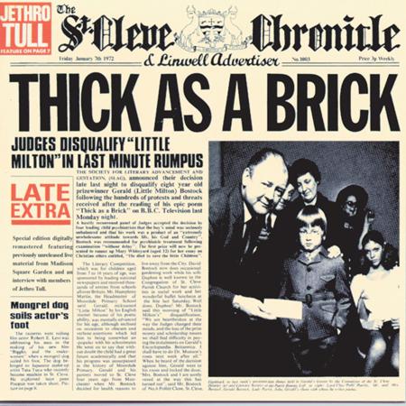 Jethro Tull - Thick As A Brick (Remastered 1998) - Zortam Music Jethro Tull - Thick As A Brick (Remastered 1998) - Zortam Music